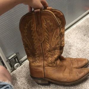 Old West leather women’s cowgirl boots